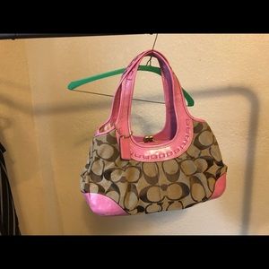 AUTHENTIC Pink coach purse